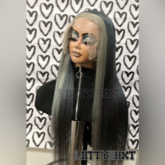 13x4 26inch Lace Front Wig 100% Human Hair Custom Color ( Stone Cookies) - Picture 4 of 4